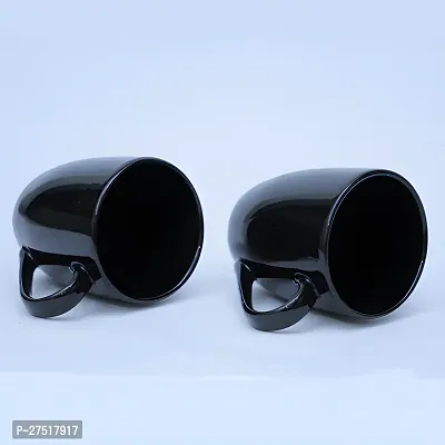 Black Ceramic Mug  Tea Cup Set for Home, Office, and Gifting Delight-thumb3