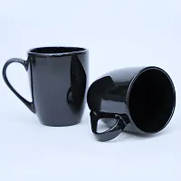 Black Ceramic Mug  Tea Cup Set for Home, Office, and Gifting Delight-thumb3