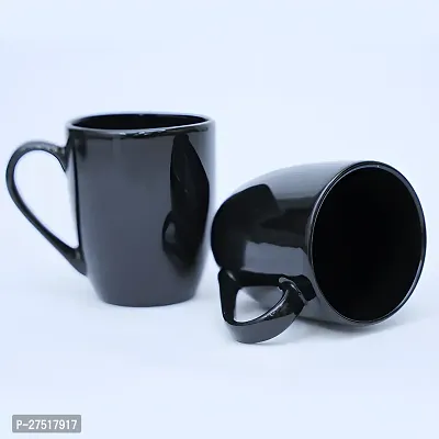 Black Ceramic Mug  Tea Cup Set for Home, Office, and Gifting Delight-thumb4