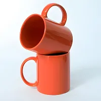 Orange Color Ceramic Coffee Mug | Tea Cup For Home  Office Use For Gift-thumb2