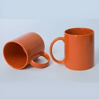 Orange Color Ceramic Coffee Mug | Tea Cup For Home  Office Use For Gift-thumb3