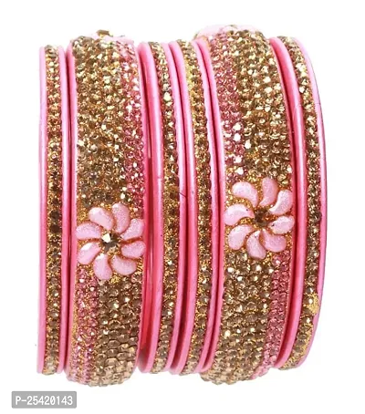 Stylish Women Alloy Bangles Combo Set-thumb0