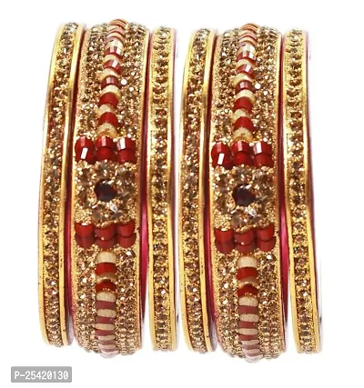 Stylish Women Alloy Bangles Combo Set-thumb0