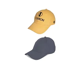 ILLARION Combo Denim Cap of 2 Mens and Womens Stylish Caps Men for All Fashion Sports Dating Workout Scooty Driving Running Hat for Boys and Girls All Indoor Outdoor Activities, ILL-C53-thumb1