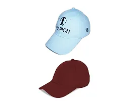 ILLARION Combo Denim Cap of 2 Mens and Womens Stylish Caps Men for All Fashion Sports Dating Workout Scooty Driving Running Hat for Boys and Girls All Indoor Outdoor Activities, ILL-C59-thumb1