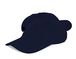 ILLARION Cap for Men Women Topi Unisex Head Branded Boy's Girl's Caps Adjustable Strap Summer Activites Sports Cricket Gym Dance Denim Free Size, Pack of 1-Blue, (ILWDPC01-02)-thumb3