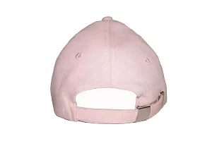 ILLARION Cap for Men Women Topi Unisex Head Branded Boy's Girl's Caps Adjustable Strap Summer Activites Sports Cricket Gym Dance Denim Free Size, Pack of 1-Pink, (ILWDPC02-04)-thumb3