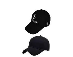 ILLARION Combo Denim Cap of 2 Mens and Womens Stylish Caps Men for All Fashion Sports Dating Workout Scooty Driving Running Hat for Boys and Girls All Indoor Outdoor Activities, ILL-C47-thumb1