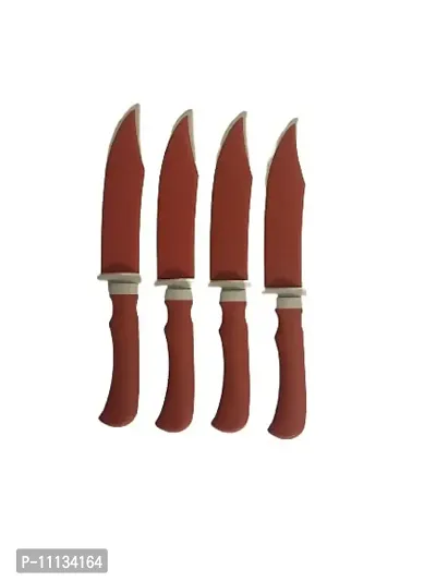 Canberry Stainless Steel Kitchen Knife for Kitchen (Set of 4, Red)-thumb0