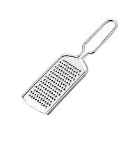 Combo Of Stainless Steel Juice And Soup Strainer With Stainless Steel Cheese Grater And Plastic Tea Strainer-thumb3