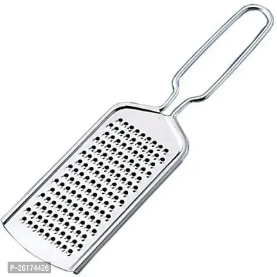 Combo Of Stainless Steel Pakad Gripper Tong With Stainless Steel Cheese Ginger Grater-thumb2