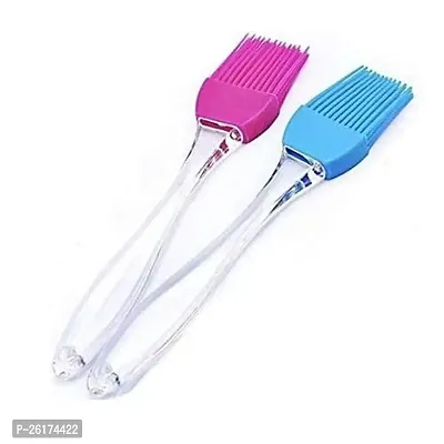 Silicone Non- Stick Oil Basting Brush For Cooking, Baking (2Pcs)-thumb0