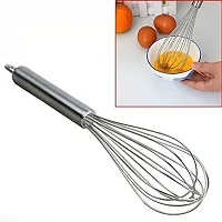 Canberry Combo Stainless Steel Kitchen Set of Potato Vegetables Pav Bhaji Masher, Egg Beater Whisk  Tadka Pan-thumb3