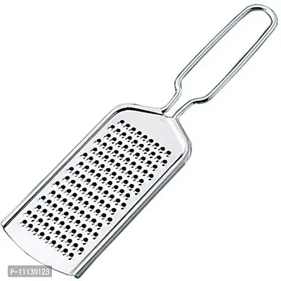 Canberry Combo of Stainless Steel Aata Channi/ Flour Strainer with 4 Interchangeable Net and Stainless Steel Cheese Grater-thumb3