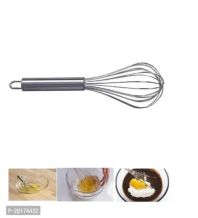 Combo Of Aluminium Tadka Pan - Vaghar Pan And Steel Whisk Pack Of 2-thumb2