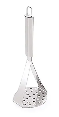 Canberry Combo Of Potato Masher With Stainless Steel Egg Beater-thumb2