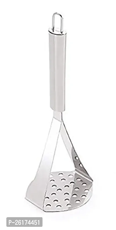 Canberry Combo Of Potato Masher With Stainless Steel Egg Beater-thumb3