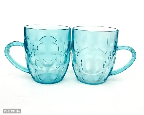 Canberry Glass Jumbo Shake Mug Set - 2 Pieces, Multicolor, 565 ml-thumb0