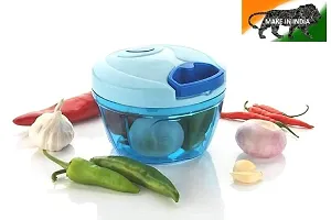 Handy and Compact Chopper with Stainless Steel blades and 1 Plastic Whisker for Effortlessly Chopping Vegetables and Fruits  Nuts-pack of 1-thumb2