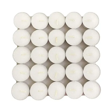 Candles Tealight Candles Wax Tea Light Candles Unscented Wax Tealight Candles For Decoration Home Decor Diwali Candle 50 Pcs