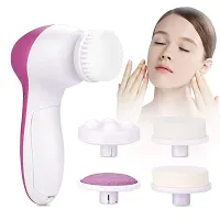 5 In 1 Face Facial Exfoliator Electric Massage Machine Care And Cleansing Cleanser Massager Kit For Smoothing Body Beauty Skin Cleaner Facial-thumb2