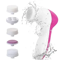 5 In 1 Face Facial Exfoliator Electric Massage Machine Care And Cleansing Cleanser Massager Kit For Smoothing Body Beauty Skin Cleaner Facial-thumb1