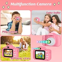 Kids Selfie Camera 13MP 1080P HD  (Pink Camera Case with SDCard)-thumb3