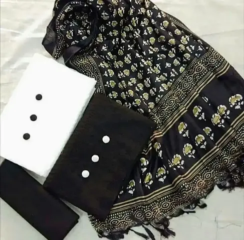 Top Selling Chikankari Cotton Dress Material with Dupatta