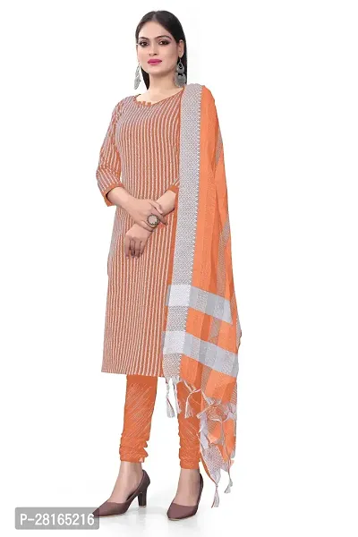 Designer Crepe Unstitched Dress Material Top With Bottom Wear And Dupatta Set For Women-thumb0