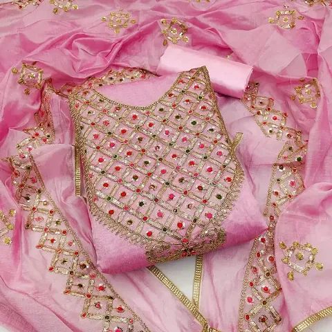 Trendy Chanderi Silk Suits