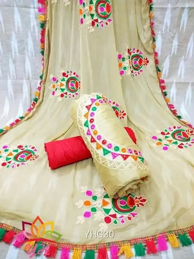 Stunning Modal Chanderi Women's Dress Material With Dupatta