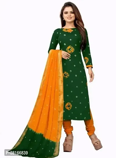 Designer Crepe Unstitched Dress Material Top With Bottom Wear And Dupatta Set For Women