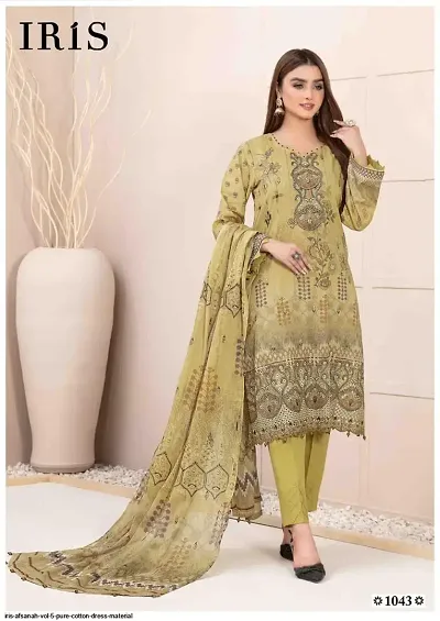 Elegant Dress Material With Dupatta For Women