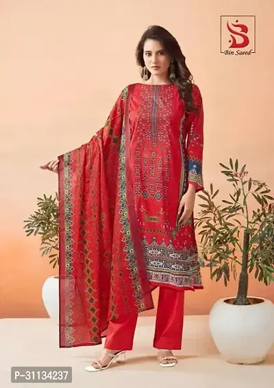 Elegant Heavy Dress Material with Dupatta For Women