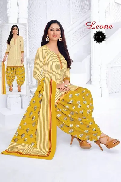 Beautiful Crepe Dress Material with Dupatta