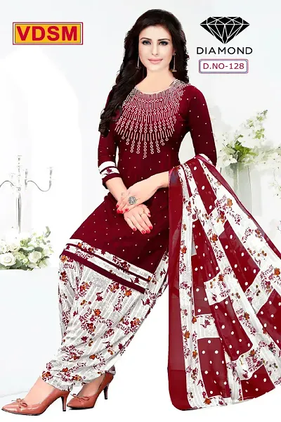 Stylish Art Silk Unstitched Salwar Suit Material