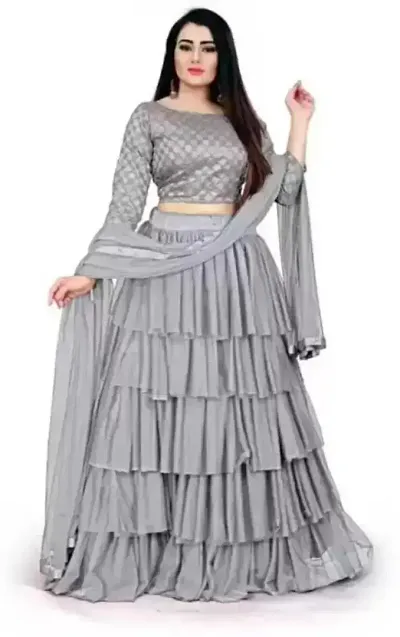 Women Ruffle Lehenga Choli