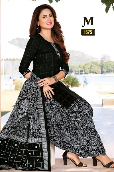 Stylish Synthetic Dress Material For Women