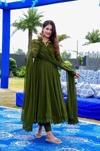 Classic Stitched Ethnic Gowns For Women-thumb2