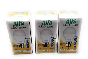 ALFA Base B22 9w led bulb pack of 3 (white colour)-thumb2