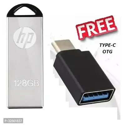 H/P v220m 128 GB Pen Drive  (Silver)-thumb0