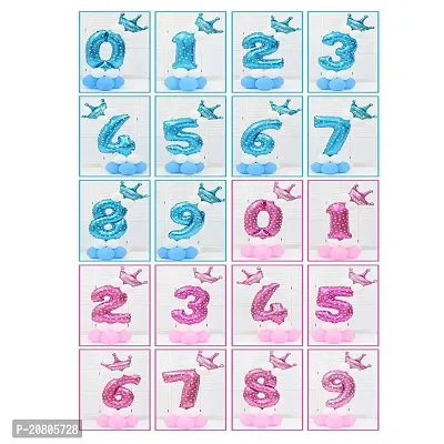 BAH All Numbers Crown Balloons Column Set Happy Birthday Arch Garland Number 2-thumb3