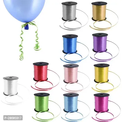BAH 225M Color Balloon Curling Ribbon Wedding Baloon Ribon Deep Blue