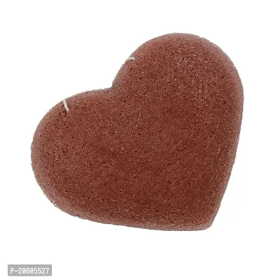 BAH Konjac Cleaning Sponge Puff Exfoliating Facial Sponge for Deep Clean Red-thumb2