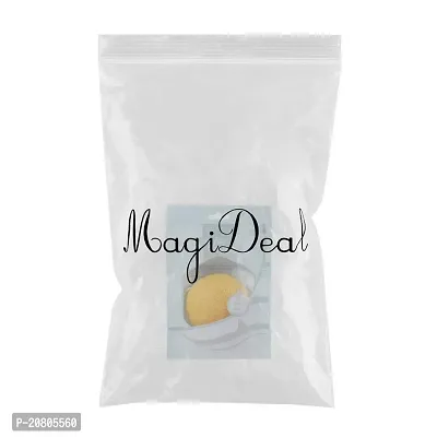 BAH Konjac Facial Exfoliating Sponges Natural Face Wash Cleaning Puff Yellow