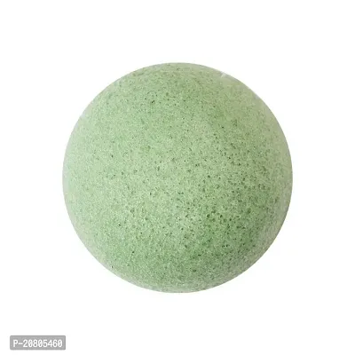 BAH Konjac Facial Exfoliating Sponges Natural Face Wash Cleaning Puff Green-thumb3