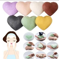 BAH Konjac Cleaning Sponge Puff Exfoliating Facial Sponge for Deep Clean Green-thumb2