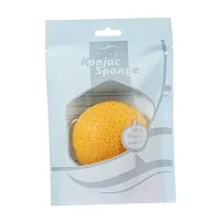 BAH Konjac Facial Exfoliating Sponges Natural Face Wash Cleaning Puff Yellow-thumb2