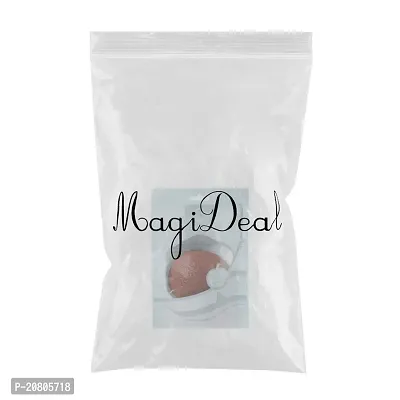 BAH Konjac Facial Exfoliating Sponges Natural Face Wash Cleaning Puff Dark Red