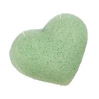 BAH Konjac Cleaning Sponge Puff Exfoliating Facial Sponge for Deep Clean Green-thumb1